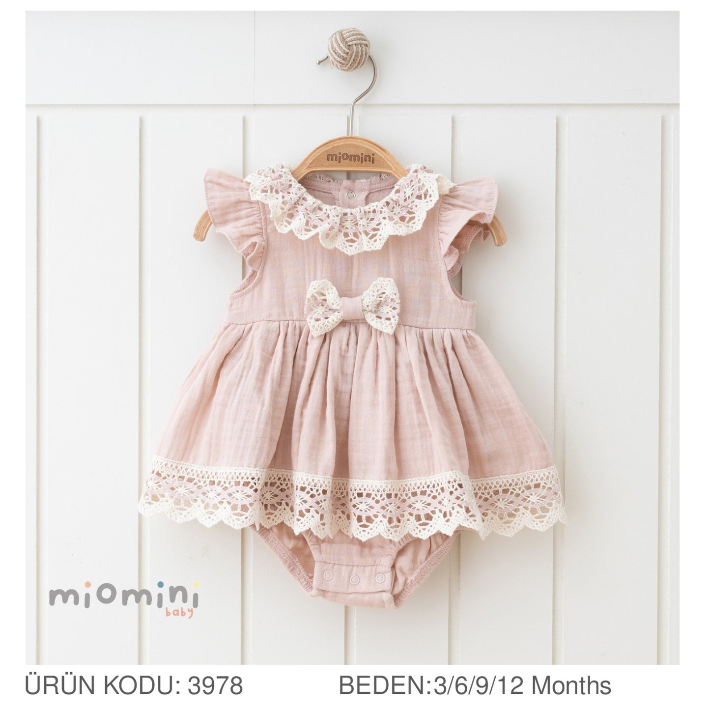 Laced bow Spanish romper dress