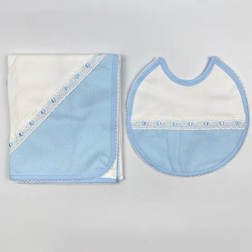 Bib and burp cloth sets