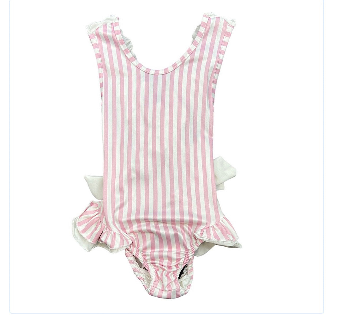 Ruffle back bow swimming costumes