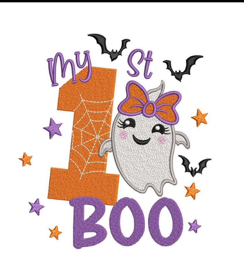 Halloween plain baby grow