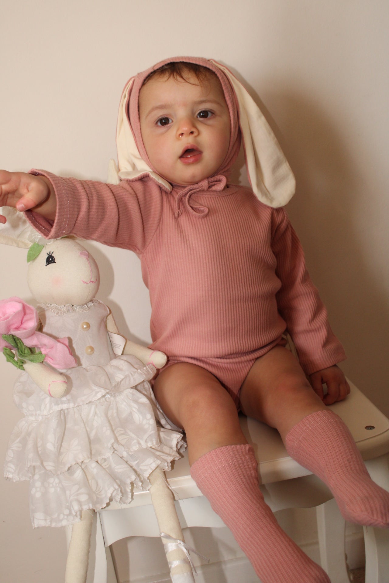 Personalised 3 piece bunny outfit