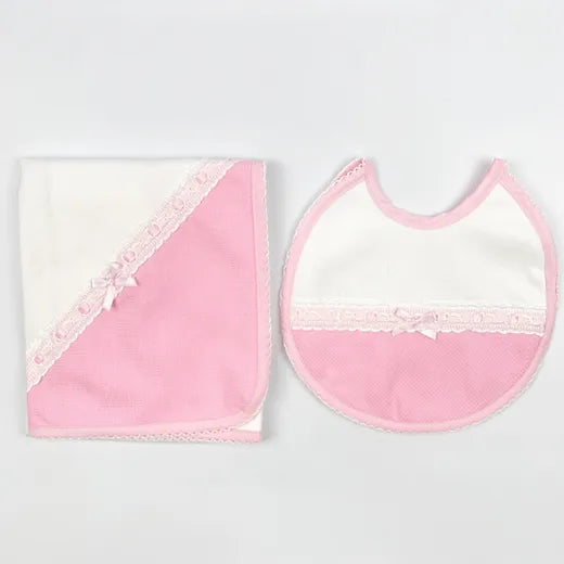 Bib and burp cloth sets