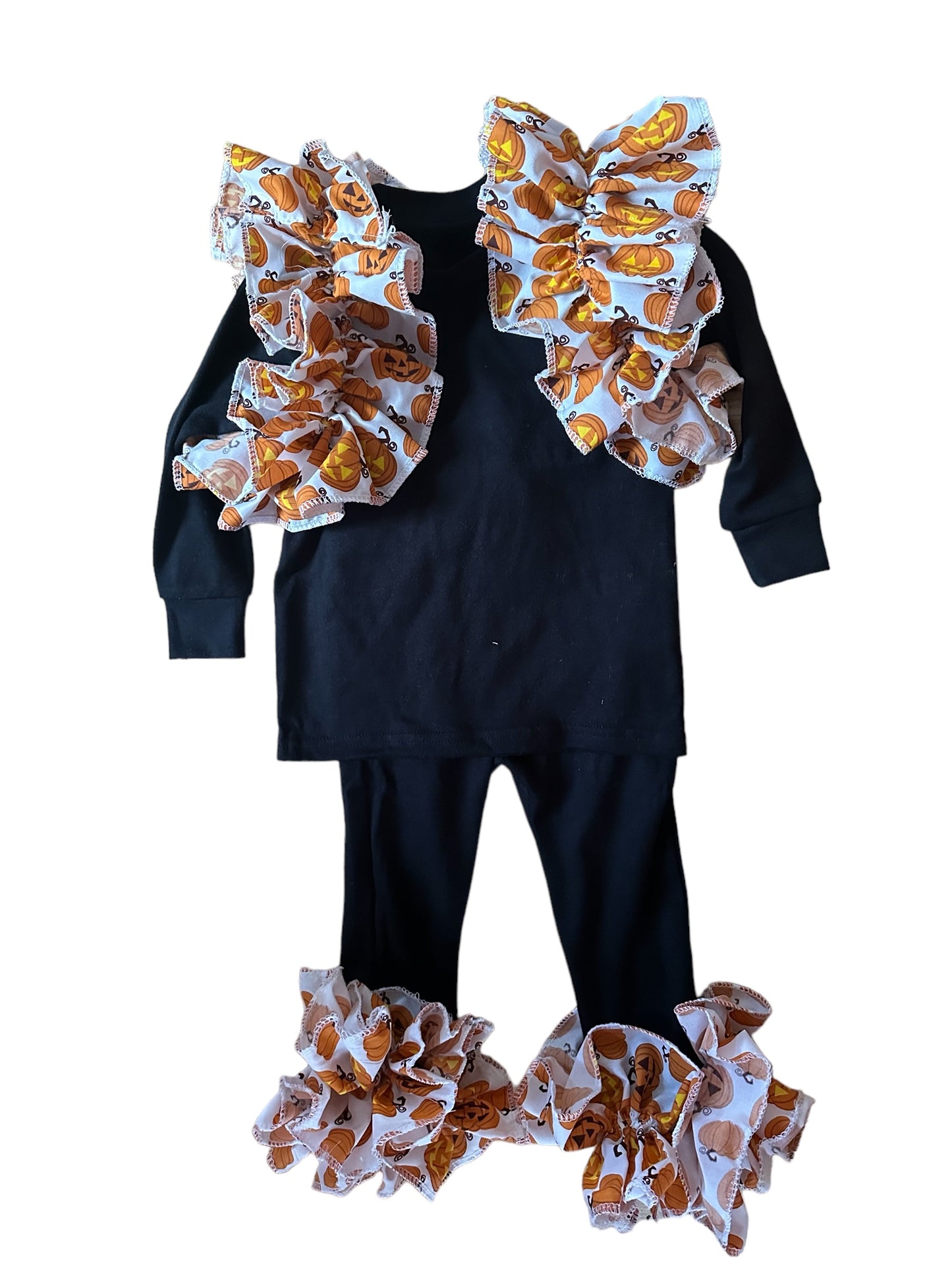 Pumpkin ruffle sets