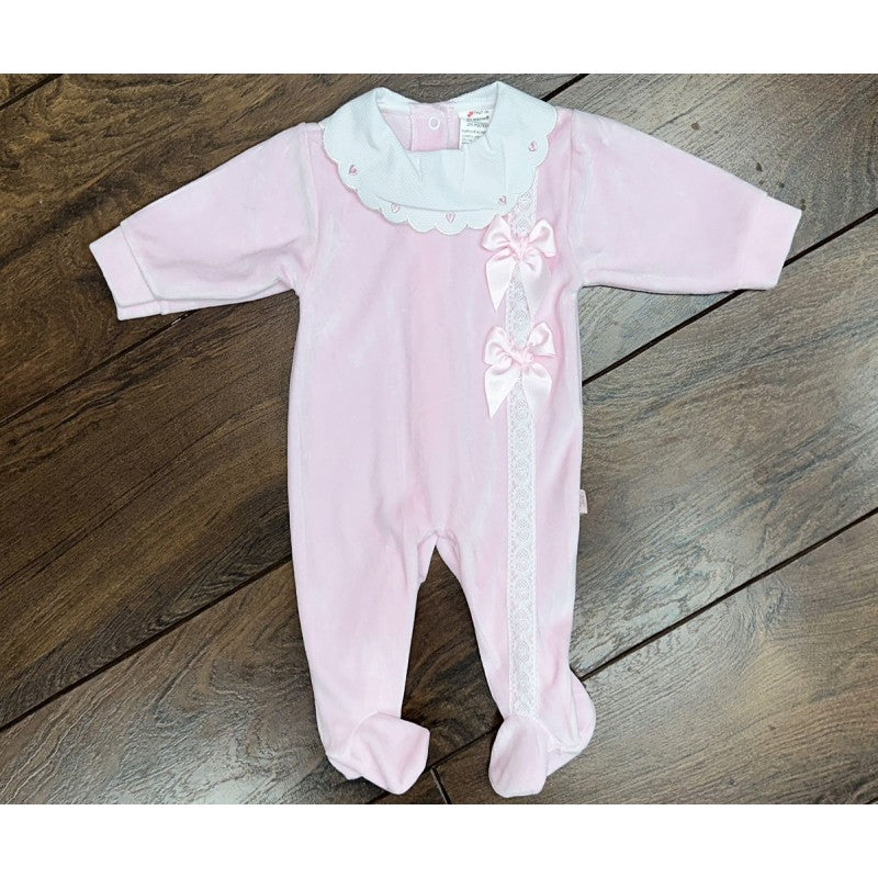 Velvet spanish babygrows