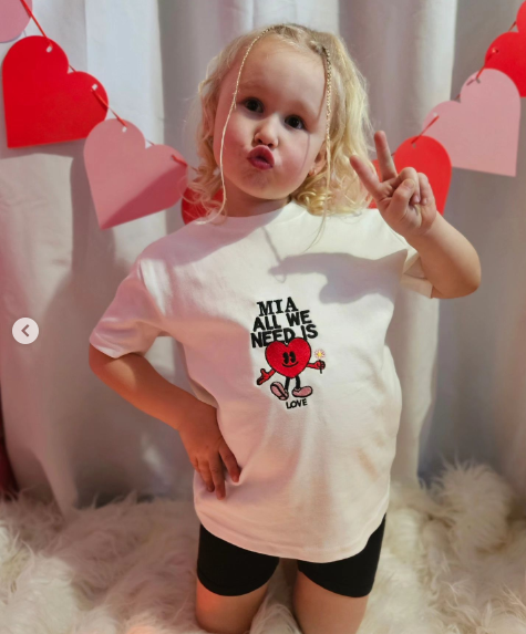 Personalised all we need is love T-shirt/Jumper